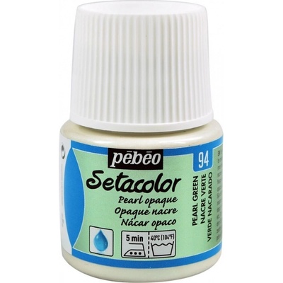 Pébéo Setacolor farba na látky 94 pearl green 45 ml