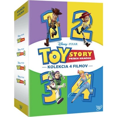 Toy Story Príbeh hračiek kolekcia 1. 4. 4DVD