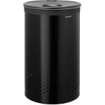 Brabantia Матово-черен метален кош за пране 60 l - Brabantia (242380)