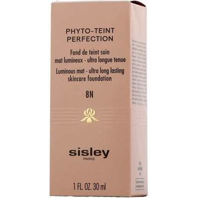 Sisley Phyto-Teint Perfection vysoce krycí make-up pro rozjasnění a vyhlazení pleti 8N Espresso 30 ml