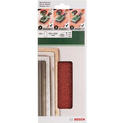 Bosch G60/120/180 93 × 230 brusný papír 10 ks