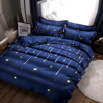 EmonaMall Еднолицево спално бельо EmonaMall, 4 части - Модел S14319 (S14319-66666b)