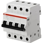 ABB Автоматичен прекъсвач SH204 4P 25A крива C 6kA - 2CDS214001R0254 (2CDS214001R0254)
