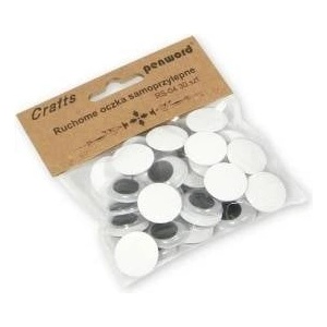 Penword Decoration Movable eyelets RS-04 20mm self-adhesive 30pcs