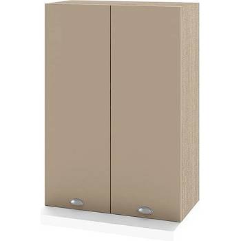 Image 1 of ИРИМ Висок горен кухненски шкаф за аспиратор с две врати Сити МФ-Капучино мат-11-117 60/30/86 см