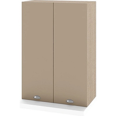 ИРИМ Висок горен кухненски шкаф за аспиратор с две врати Сити МФ-Капучино мат-11-117 60/30/86 см