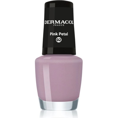 Dermacol Mini лак за нокти цвят 02 Pink Petal 5ml