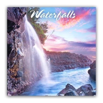 Browntrout Verlags GmbH Waterfalls - Wasserfälle 2026 - 16-Monatskalender