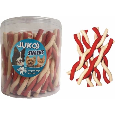 Magnum Twisted Stick 5 red white 12,5 cm 50 ks