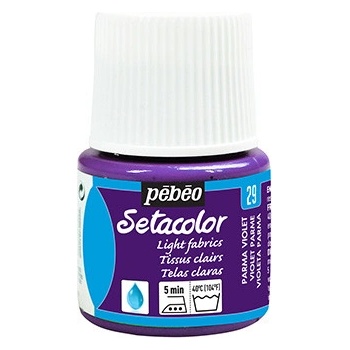 Farby na textil Pebeo Setacolor Light Fabrics 45 ml 29 Parma Violet