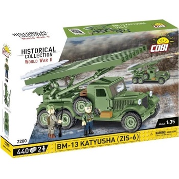 COBI 2280 II WW BM-13 Катюша ZIS 6, 1: 35, 450 к, 2 ф