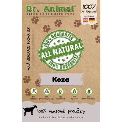 Dr. Animal Koza mäsové prúžky 80 g