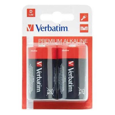 Verbatim Батерия D goliath, 2 бр, VERBATIM "Premium" 49923 (49923)