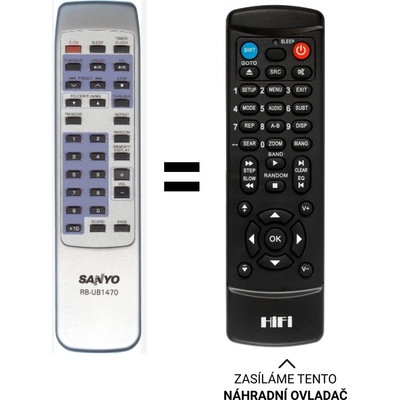 Dálkový ovladač Predátor Sanyo RB-UB1470 – Hledejceny.cz