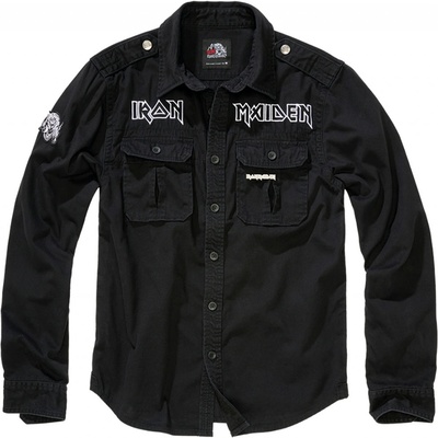 Brandit Iron Maiden Vintage shirt long černá