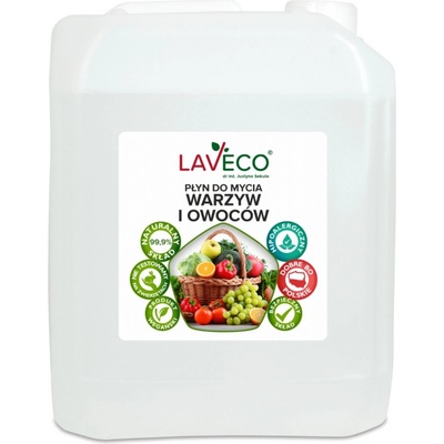 Laveco Tekutina mytí zeleniny a ovoce 5 l