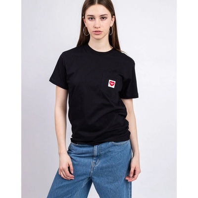 Carhartt WIP W' S/S Pocket Heart T Shirt Black
