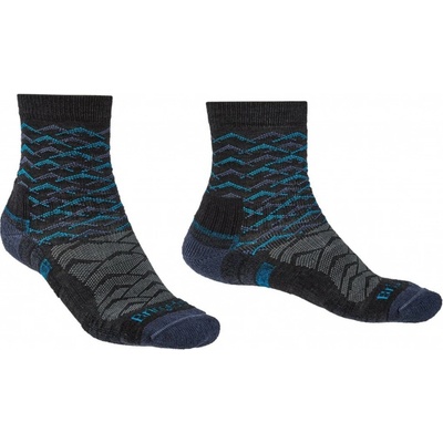 Bridgedale Hike Lightweight Merino Endurance ponožky dark greyblue – Hledejceny.cz