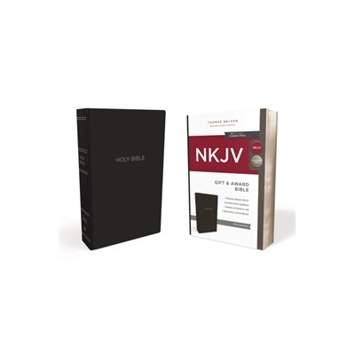 NKJV, Gift and Award Bible, Leather-Look, Black, Red Letter Edition" - "" ("Thomas Nelson")(Imitation Leather) (9780718074791)