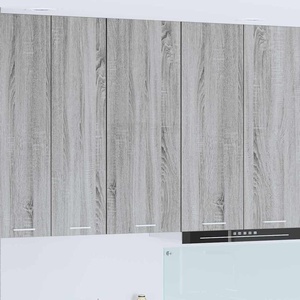 vidaXL Висящ шкаф Сив Сонома 40 x 31 x 100 см Инженерна дървесина (884343)