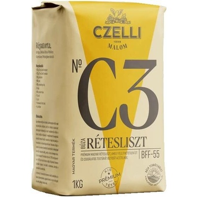 Czelli Malom N° C3 Pšeničná mouka bílá štrúdlová BFF-55 1000 g
