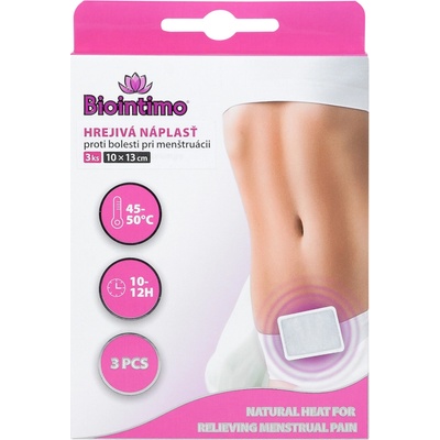Biointimo Náplasti proti menstruačním bolestem 3 ks