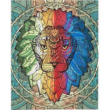Image 1 of PIECEZZ Дървен пъзел Piecezz, 40 части - Лъв (P1361)