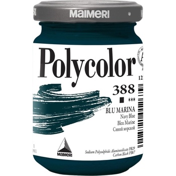 Maimeri Vynil Polycolor АКРИЛНА боя Navy Blue 388 140 ml 1 бр (M1220388)