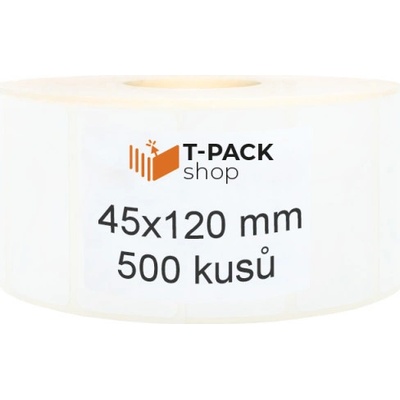 T-Pack ETE04512001 Bílá 40 mm 500 ks
