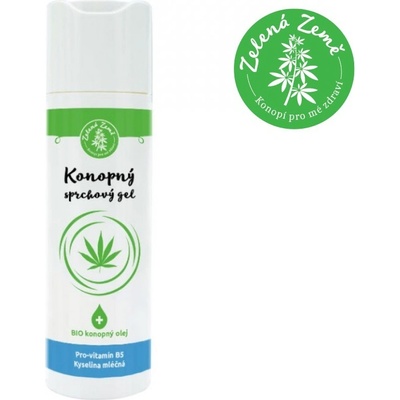 Zelená Země Konopný sprchový gel 200 ml
