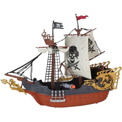 Chap Mei Plastic Toys Игрален комплект Chap Mei Pirates - Пиратски кораб (505219)