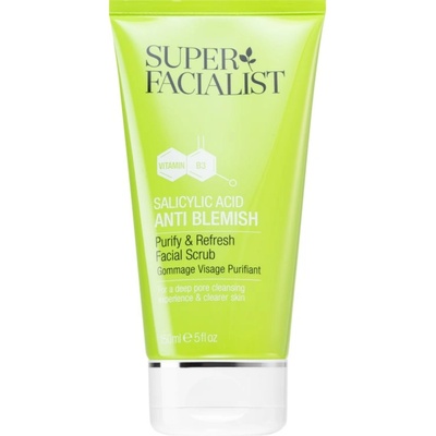 Super Facialist Salicylic Acid Anti Blemish нежно почистващ пилинг за мазна и проблемна кожа 150ml