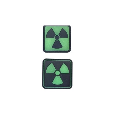 ARMED PATCHES PVC nášivka Atomic, svítící, tmavá – Zboží Dáma