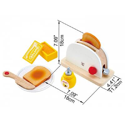 Hape Dřevěný dětský toustovač