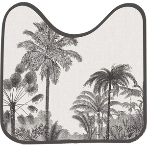 douceur d'intérieur Черно-бежов килим за баня WC 45x45 cm Cocoty - douceur d'intérieur (1801141)