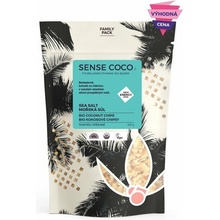 Sense Coco Kokosové chipsy s morskou soľou BIO 250 g