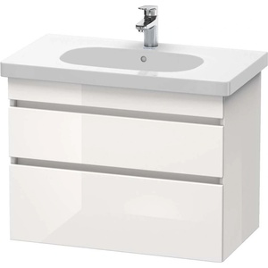 Duravit DuraStyle - Шкафче за умивалник 61x80x45 см, 2 чекмеджета, лъскаво бяло DS648402222 (DS648402222)
