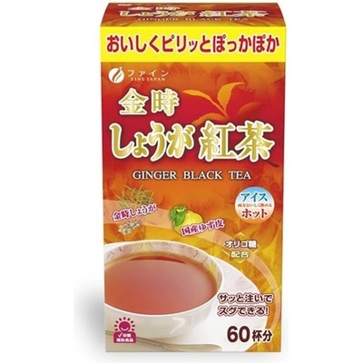 Fine Japan Джинджифил, юзу и черен чай, 60 сашета, Fine Japan (006164 (000065) FJ)