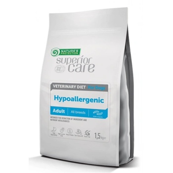 AKVATERA Nature's Protection DOG Hipoallergrnic All Breeds, висококачествена храна за пораснали кучета от всички породи за намаляване на непоносимостта към съставки и хранителни вещества, Литва - 10 кг