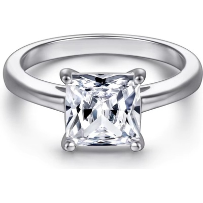 Lunica Stříbrný zásnubní prsten SQUARE 0916 6