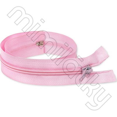 Zip spirálový dělitelný 35cm šíře 5mm baby pink