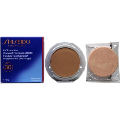 Shiseido Náhradní náplň do kompaktního voděodolného make-upu SPF30 UV Protective Compact Foundation Refill Medium Ochre 12 g