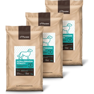 Panakei Ultra Premium Vitality Hovädzie Morčacie 27 kg