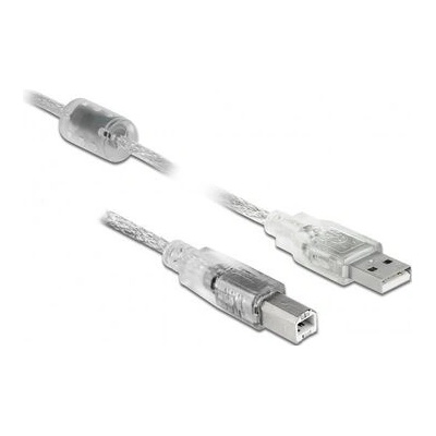 Delock 83896 USB 2.0 A (M) - USB 2.0 B (M), 5m, čirý