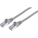 Manhattan RJ45 пач корда категория 5e, F-UTP PVC CU, сива, Intellinet (5.0 м) (ICOC-F5E-050)