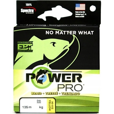 PowerPro šňůra Žlutá 135m 0,13mm 8kg