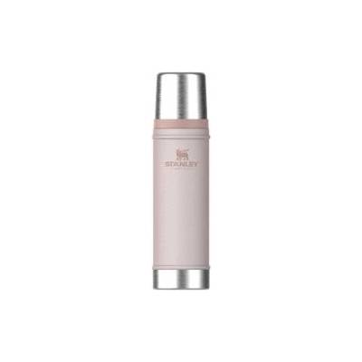 STANLEY 1913 Classic Legendary Thermos Bottle 0.59L - Thermos Keeps Hot or Cold for 18 Hours - Stainless Steel Thermos Flask - BPA Free - Dishwasher Safe - Rose Quartz - 100000116116