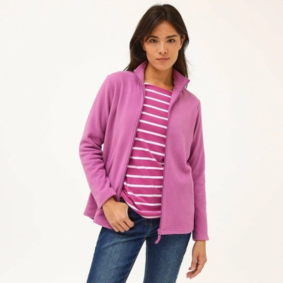 Blancheporte fleecová bunda na zips 054 purpurová