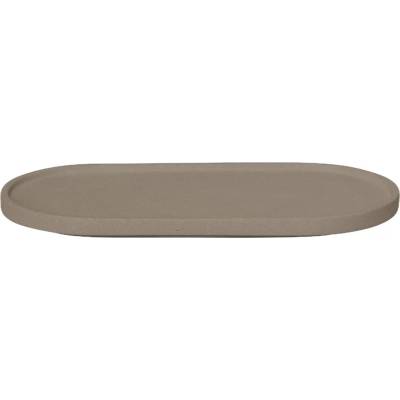 Dekorativní podnos CRETO 17 cm, šedá, beton, Blomus