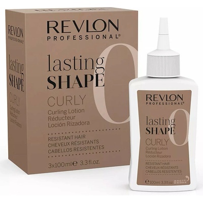 Revlon Lasting Shape Curly Curling Lotion Resistant Hair 3x100 ml